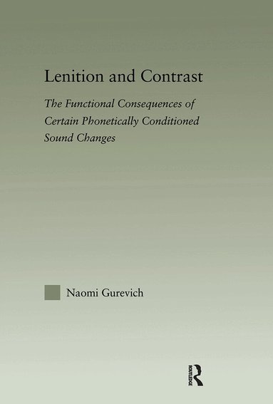 Naomi Gurevich - Lenition and Contrast, Inbunden