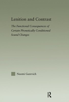Naomi Gurevich - Lenition and Contrast, Inbunden
