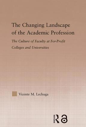 Vicente M. Lechuga - Changing Landscape of the Academic Profession, Inbunden
