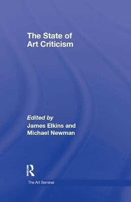 bokomslag The State of Art Criticism