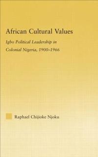 bokomslag African Cultural Values