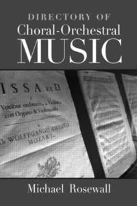 bokomslag Directory of Choral-Orchestral Music