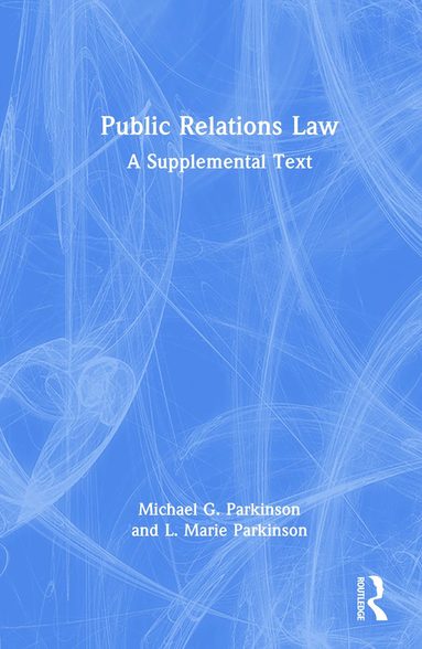 bokomslag Public Relations Law