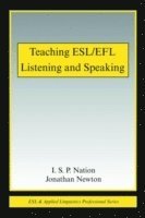 bokomslag Teaching ESL/EFL Listening and Speaking