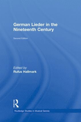 bokomslag German Lieder in the Nineteenth Century