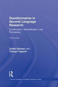 bokomslag Questionnaires in Second Language Research