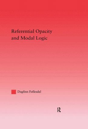 Referential Opacity and Modal Logic