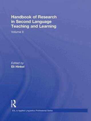 Eli Hinkel - Handbook of Research in Second Language Teaching and Learning, Inbunden