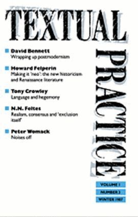 Terence Hawkes - Textual Practice, Häftad