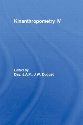 bokomslag Kinanthropometry IV