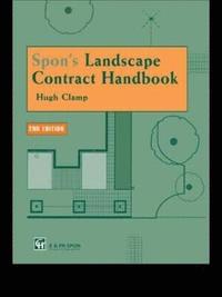 bokomslag Spon's Landscape Contract Handbook