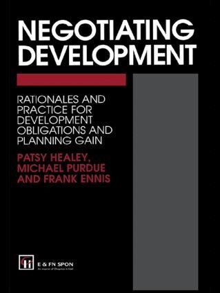 F. Ennis, Frank Ennis, P. Healey, Prof Patsy Healey, M. Purdue - Negotiating Development, Inbunden