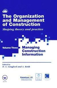 bokomslag The Organization and Management of Construction