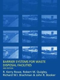 bokomslag Barrier Systems for Waste Disposal Facilities