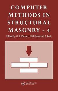 bokomslag Computer Methods in Structural Masonry - 4