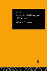 bokomslag IBSS: Economics: 1960 Volume 9