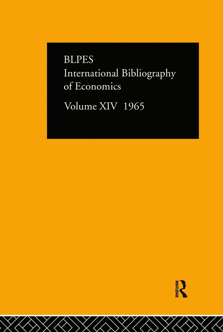 Intl Biblio Econom 1965 Vol 14 1