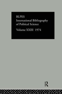 bokomslag IBSS: Political Science: 1974 Volume 23