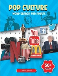 bokomslag Pop Culture Word Search Book for Adults