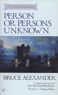 bokomslag Person or Persons Unknown