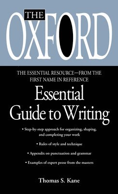 bokomslag The Oxford Essential Guide to Writing