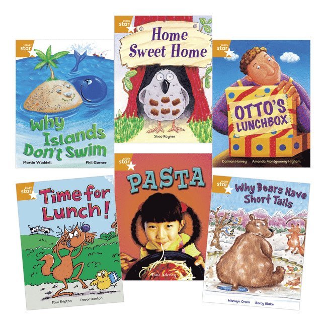 Learn at Home:Star Reading Orange Level Pack (5 fiction and 1 non-fiction book) 1