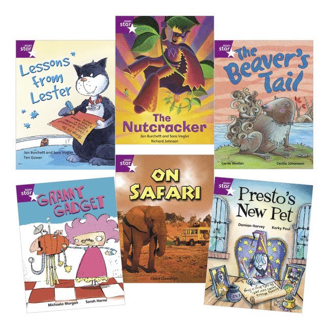 Learn at Home:Star Reading Purple Level Pack (5 fiction and 1 non-fiction book) 1