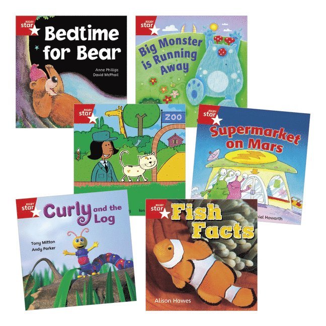 Learn at Home:Star Reading Red Level Pack (5 fiction and 1 non-fiction book) 1
