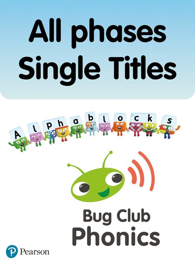 New Phonics Bug and Alphablocks all phases single-titles pack 1