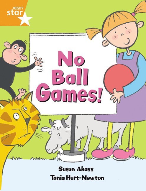 Rigby Star Guided: No Ball Games Orange LEvel Pupil Book (Single) 1