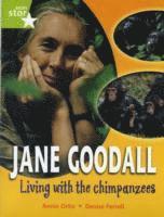 bokomslag Rigby Star Gui Quest Year 2 Lime Level: Jane Goodall: Living With Chimpanzees Reader Sgle