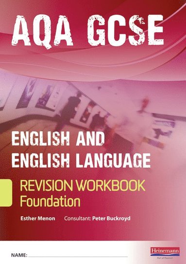 bokomslag Pearson Revise GCSE AQA English/Language Workbook - Foundation