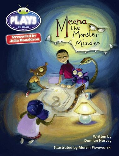 Damian Harvey - Bug Club Julia Donaldson Plays Grey/3A-4C Meena the Monster Minder, Häftad