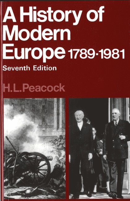 Hist Modern Europe 1789-1981 1