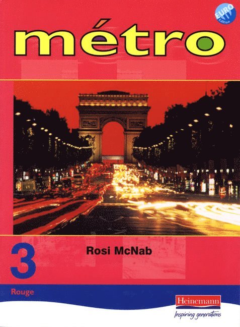 Metro 3 Rouge Pupil Book Euro Edition 1