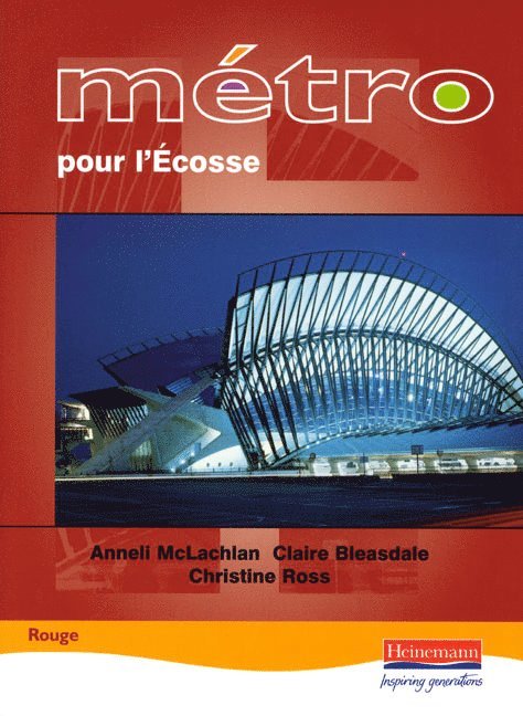 Metro pour L'Ecosse Rouge Student Book 1