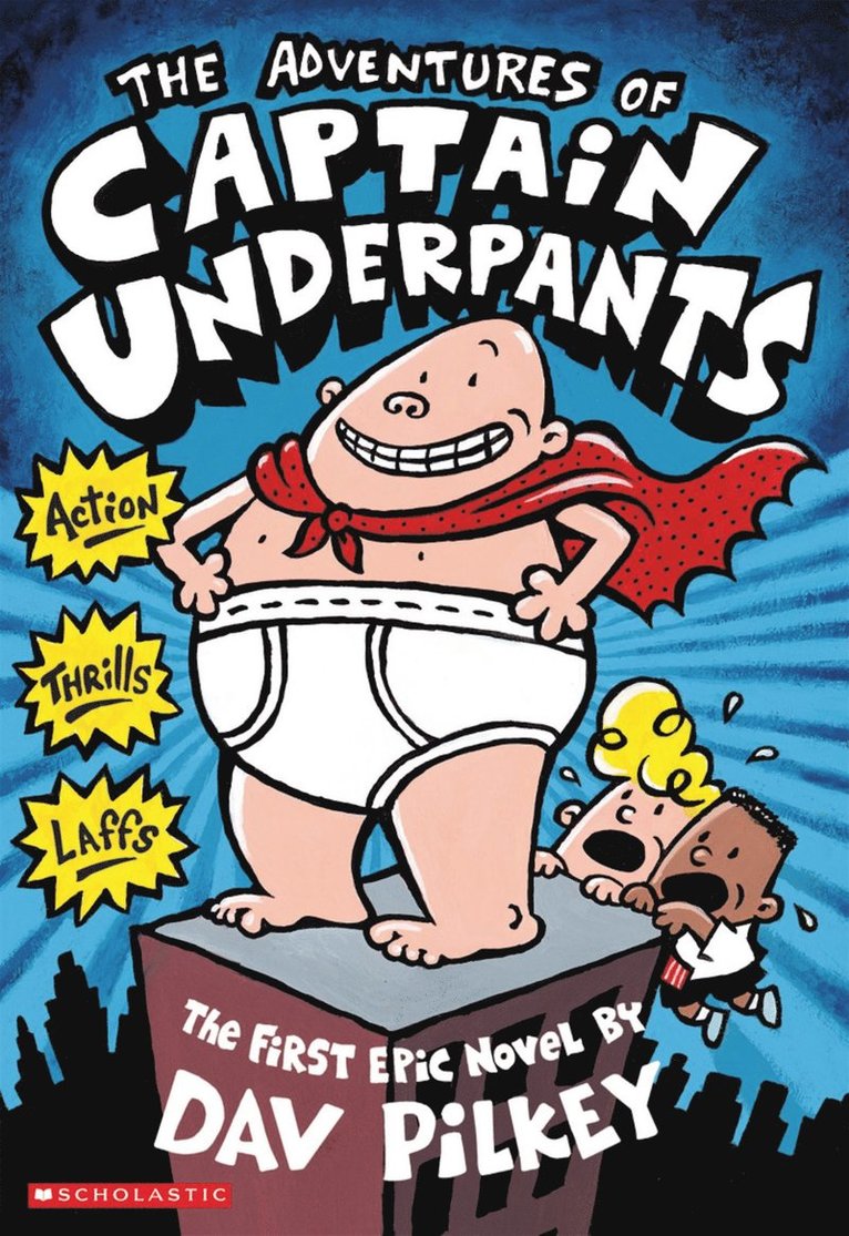 Dav Pilkey - Advenures of Captain Underpants, Häftad