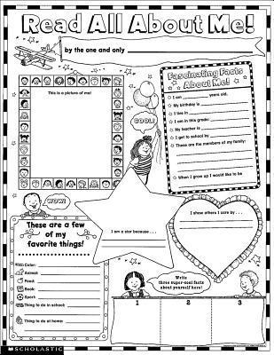 Scholastic Teaching Resources, Scholastic, Terry Cooper, Scholastic - Instant Personal Poster Sets: Read All About Me, Häftad