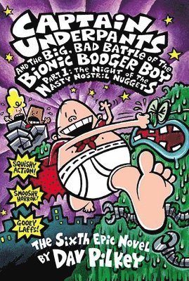 bokomslag Captain Underpants and the Big, Bad Battle of the Bionic Booger Boy: Pt.1 Night of the Nasty Nostril Nuggets