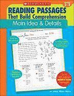 bokomslag Reading Passages That Build Comprehension: Main Idea and Details Grades 2-3