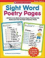 bokomslag Sight Word Poetry Pages