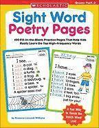 bokomslag Sight Word Poetry Pages: 100 Fill-In-The-Blank Practice Pages That Help Kids Really Learn the Top High-Frequency Words