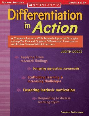 bokomslag Differentiation in Action: A Complete Resource with Research-Supported Strategies to Help You Plan and Organize Differentiated Instruction and Ac
