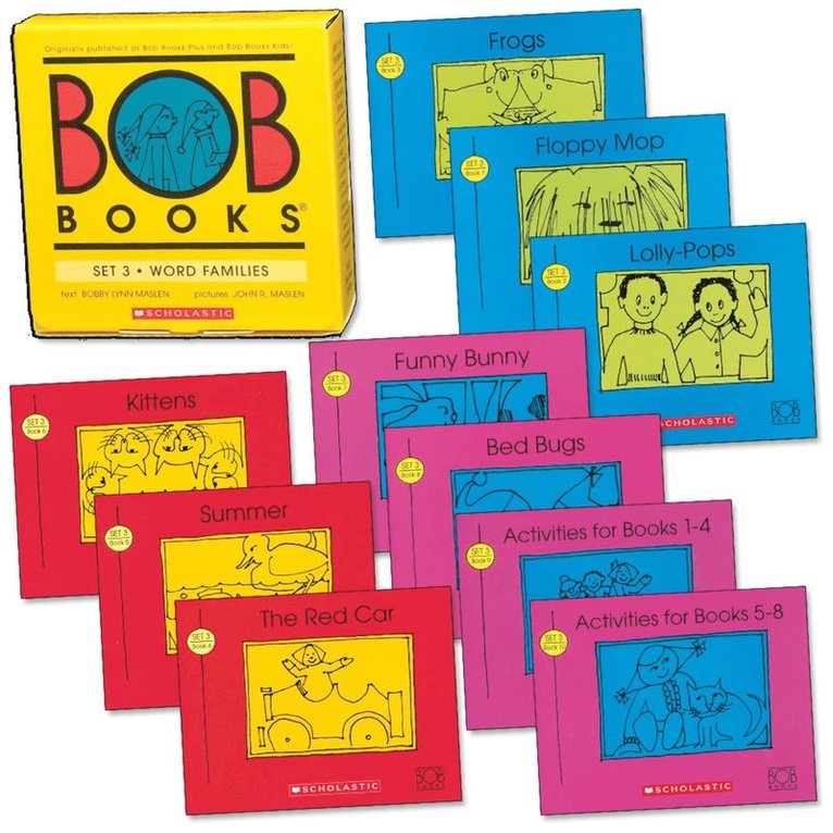 Bob Books: Set 3 Word Families Box Set (10 Books) 1