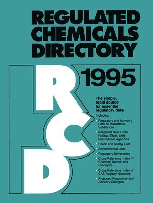 Regulated Chemicals Directory 1995 1