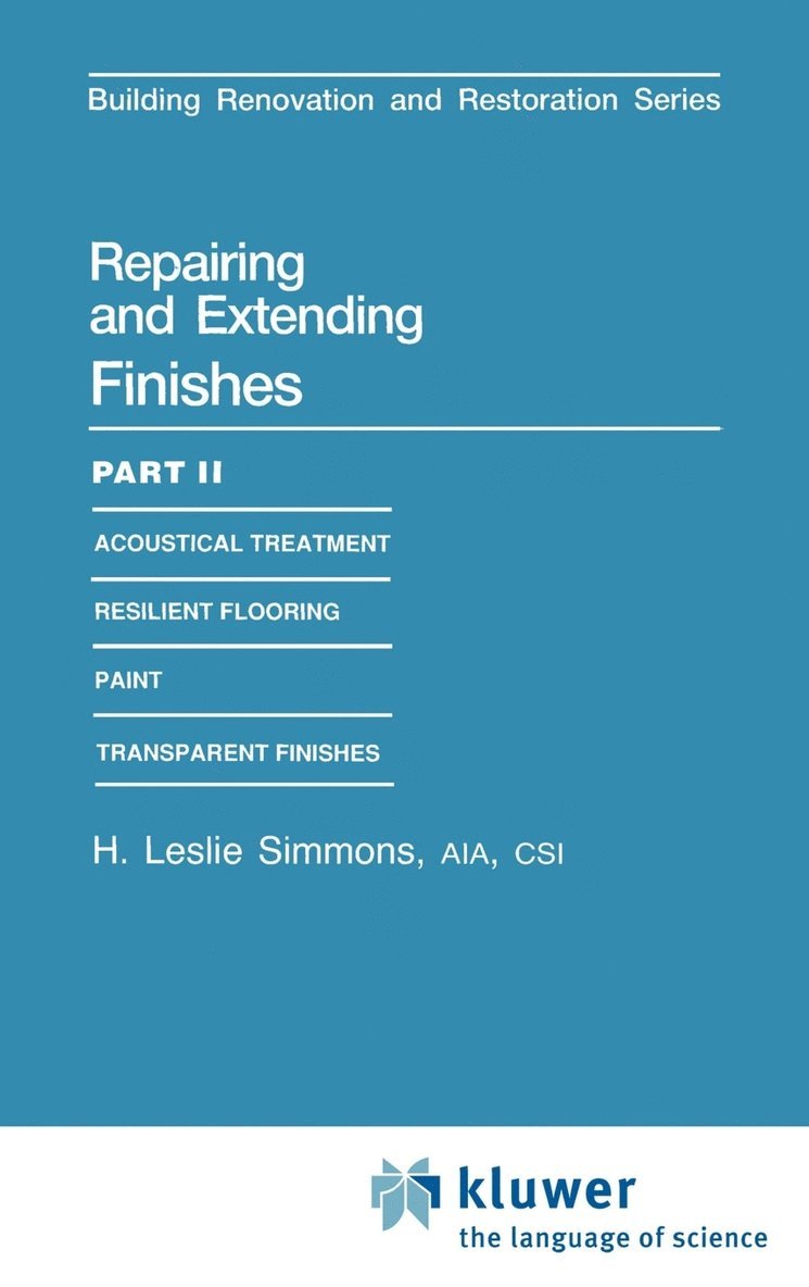 Repairing and Extending Finishes 1