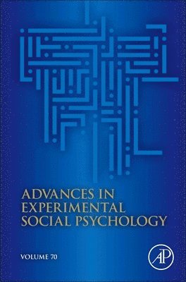 bokomslag Advances in Experimental Social Psychology