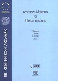 bokomslag Advanced Materials for Interconnections