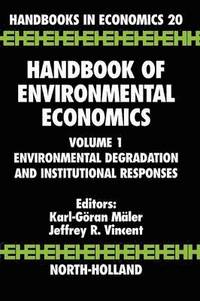bokomslag Handbook of Environmental Economics