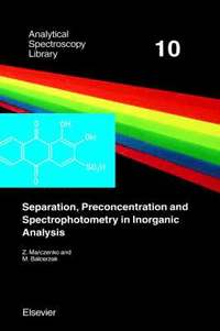 bokomslag Separation, Preconcentration and Spectrophotometry in Inorganic Analysis